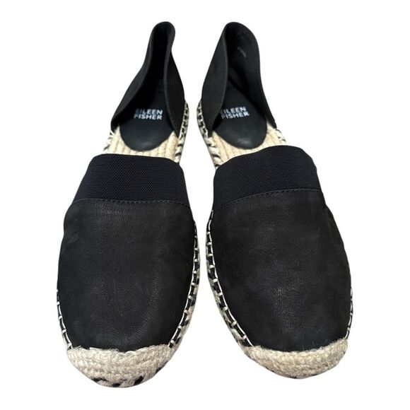 Eileen Fisher Lady Tumbled Nubuck Espadrille size 9 - Picture 4 of 14